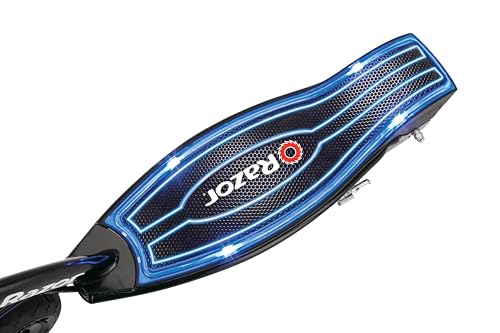 Electric Scooter with LED Light-Up Deck, 8" Air-filled Front Tire S353