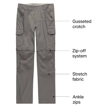Khaki 32 Convertible Cargo Pant M9290