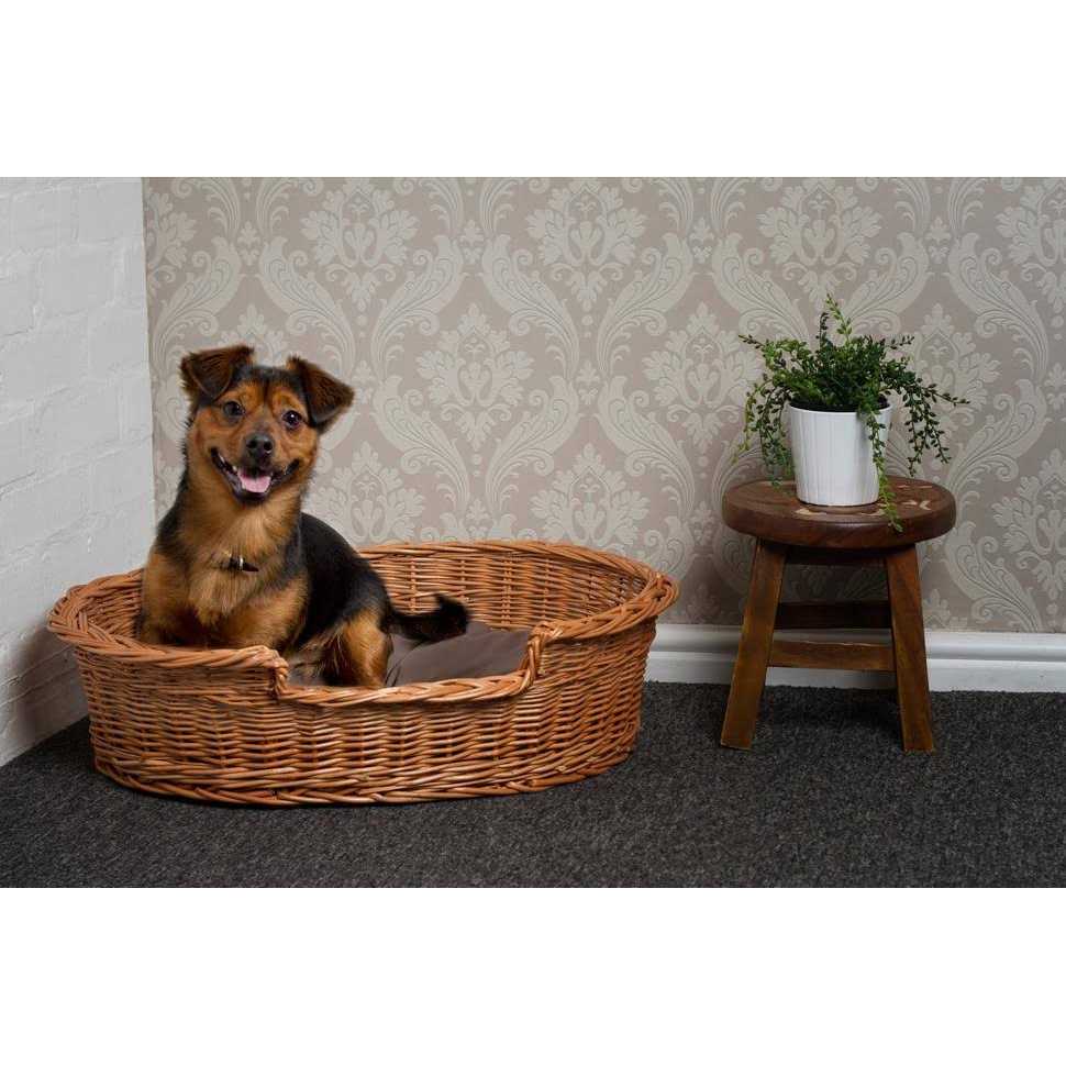 Wicker Dog Bed Basket U3299