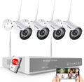8 Channel 2TB NVR Security Camera System with 4PCS IP WiFi Cameras R740