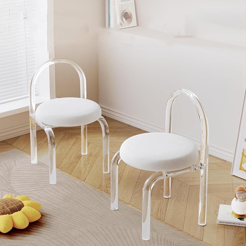 Grey Acrylic Dining Chair B949