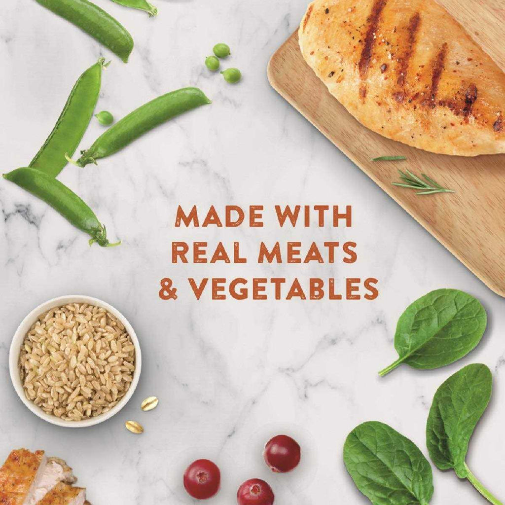 Chicken Turkey & Brown Rice Recipe Small Bites Dry Dog Food V107