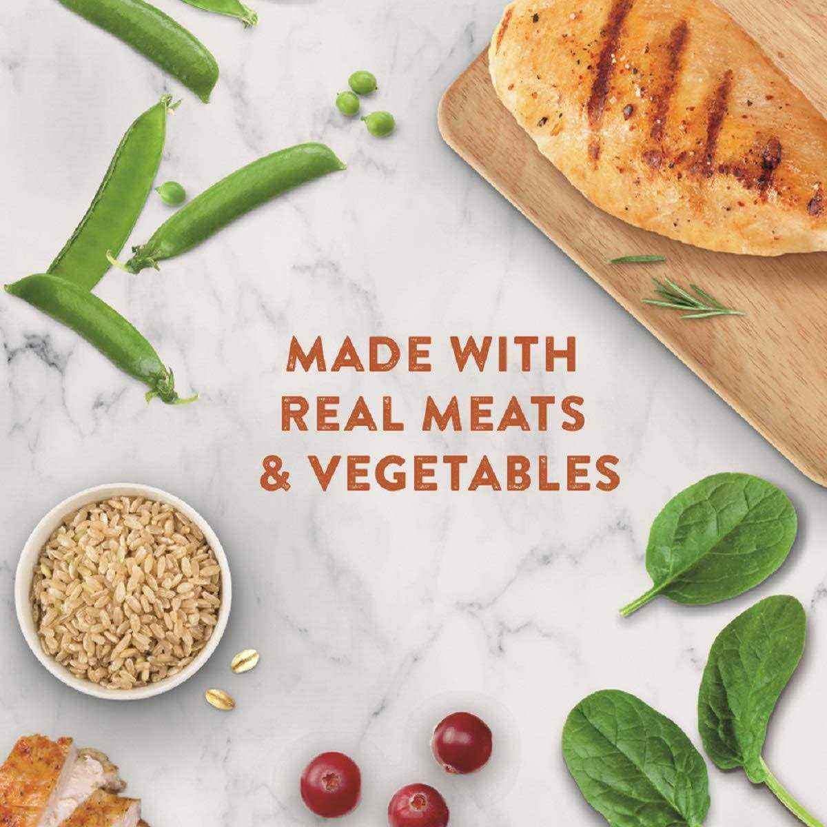 Chicken Turkey & Brown Rice Recipe Small Bites Dry Dog Food V107