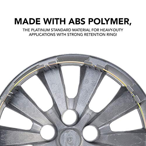 16-Inch Matte Black Wheel Covers (Set of 4) O11396