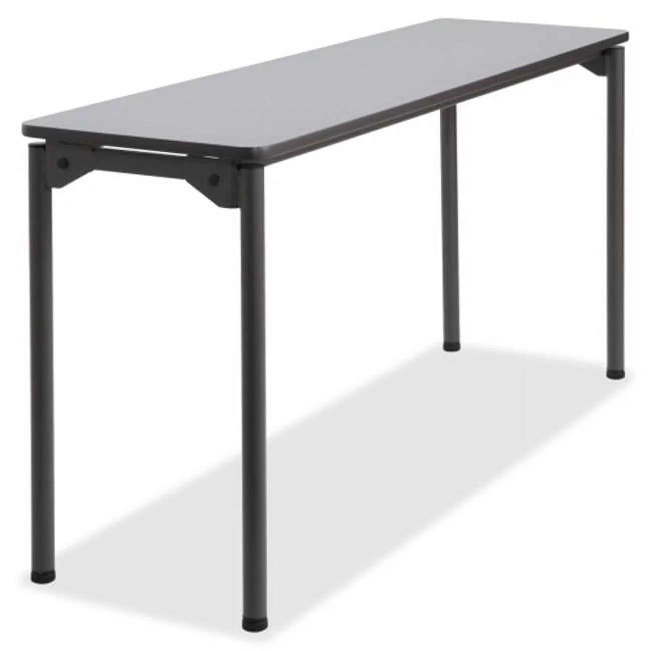 Gray Wood Folding Table 18 in. x 60 in. Y216
