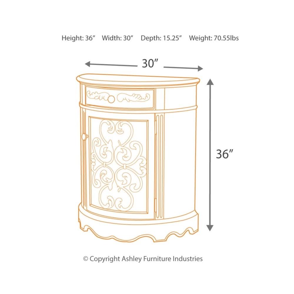 Dark Brown Accent Cabinet S891459