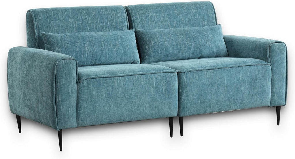 Blue Chenille Sofa Loveseat Set H44735