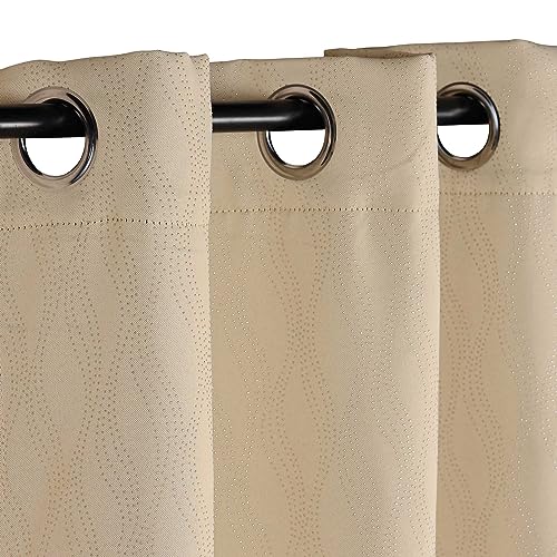 Navy Blue Blackout Curtains, Set of 2 Panels, 42" x 84" K32521