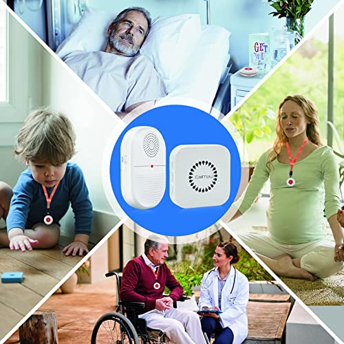 Wireless Caregiver Pager Call Button Emergency Alert System Waterproof Call Bell O757