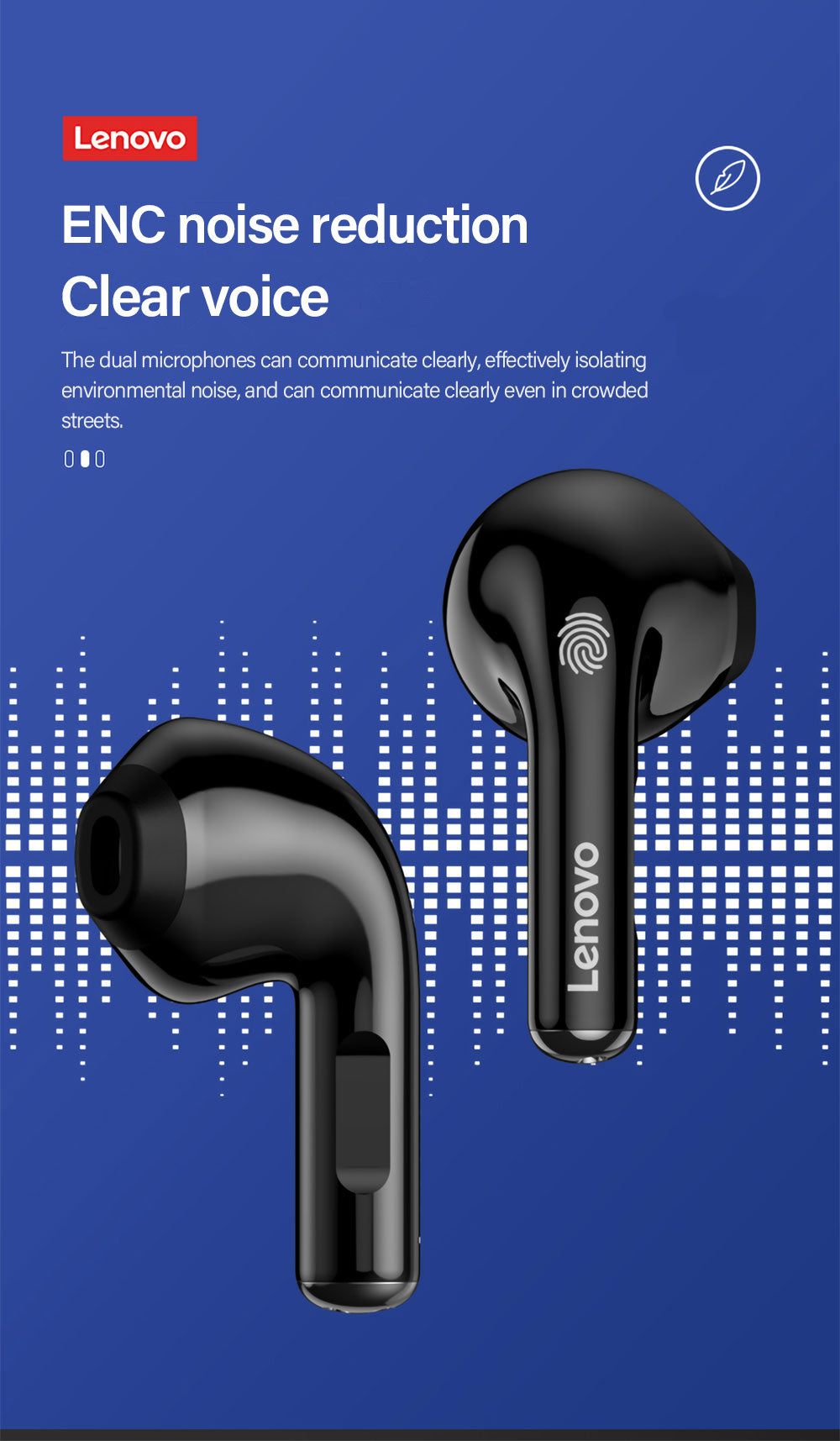 Wireless Sound Isolation Earphones Y2644