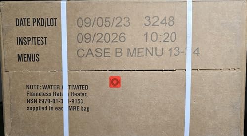 MRE Case – Military MRE Random Case B28874