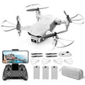 Mini Drone with 1080P HD Camera, Gray, 3 Batteries D466487