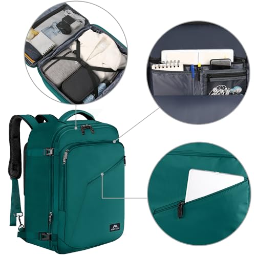 Black 27L Lightweight Expandable Waterproof Travel Backpack F23194
