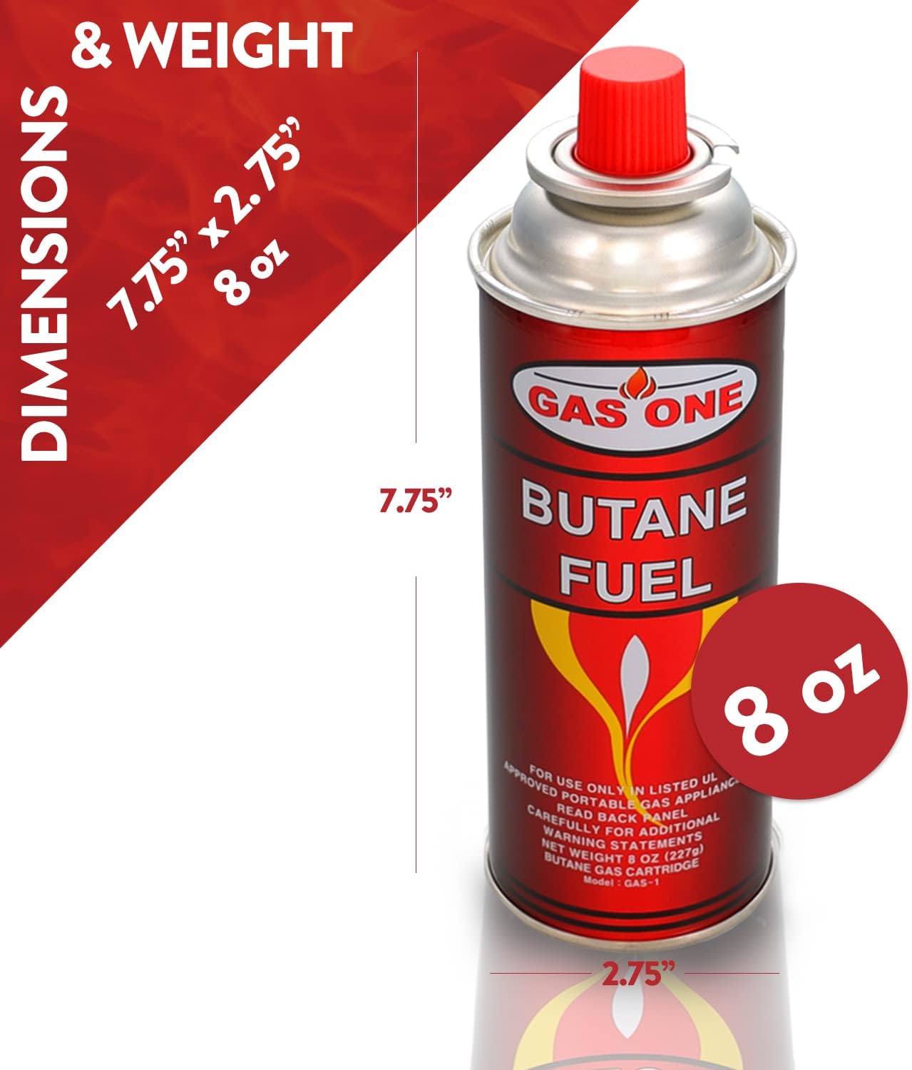 4 Pack Butane Fuel Canister B8988