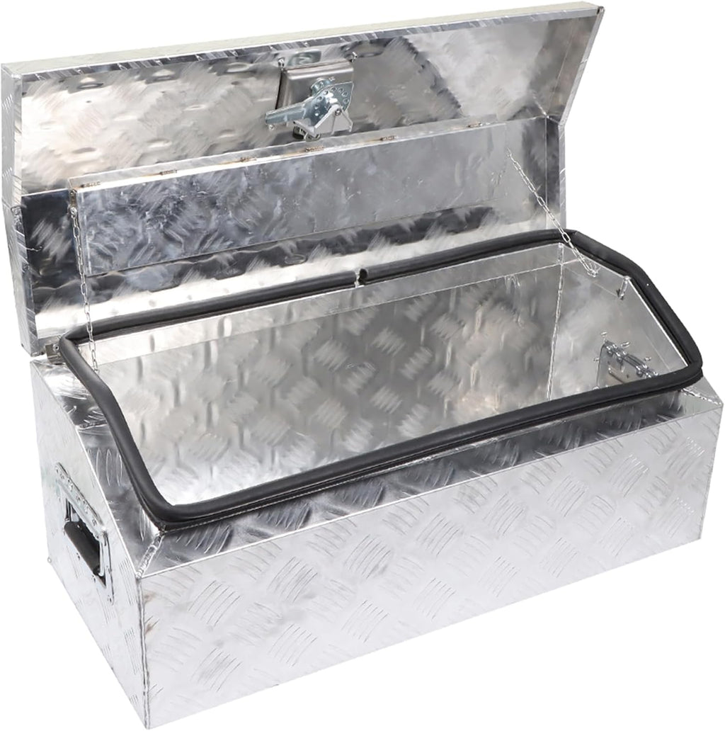 Silver Aluminum Pickup Truck Bed Tool Box T110