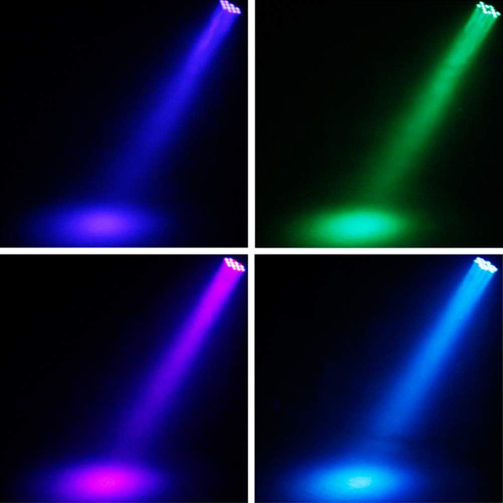 4 Pack Rechargeable Battery Powered RGB LED Uplights A34639