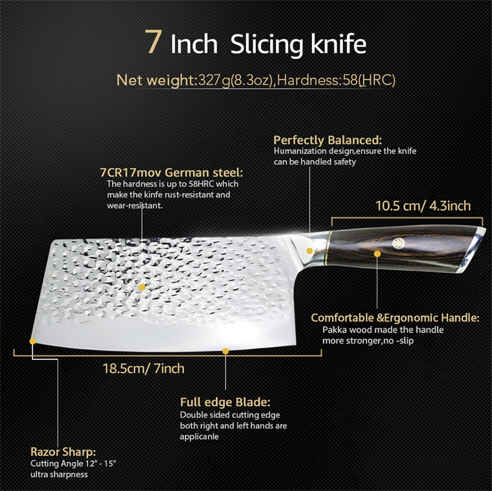7inch Heavy Duty High Carbon Steel Meat Cleaver G28869