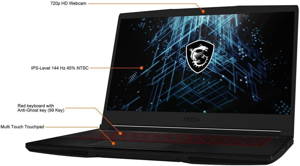15.6" FHD 144Hz Gaming Laptop Intel i5-11400H 32GB RAM 1TB SSD RTX 3050 4GB P940496