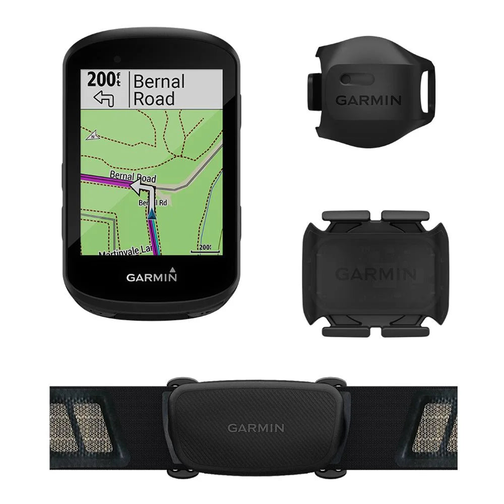Bike Computer Bundle with White Silicone Case & HD Tempered Glass Screen Protectors (x2) Q14148