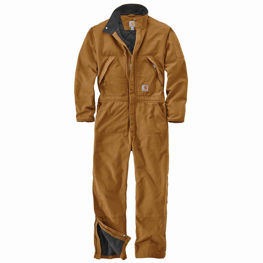 Washed Duck Insulated Coverall W61619