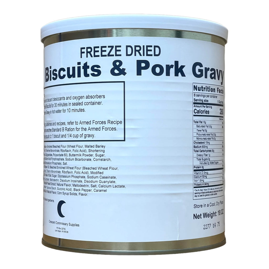 Freeze Dried Food Storage Kit, 6 Cans X1133