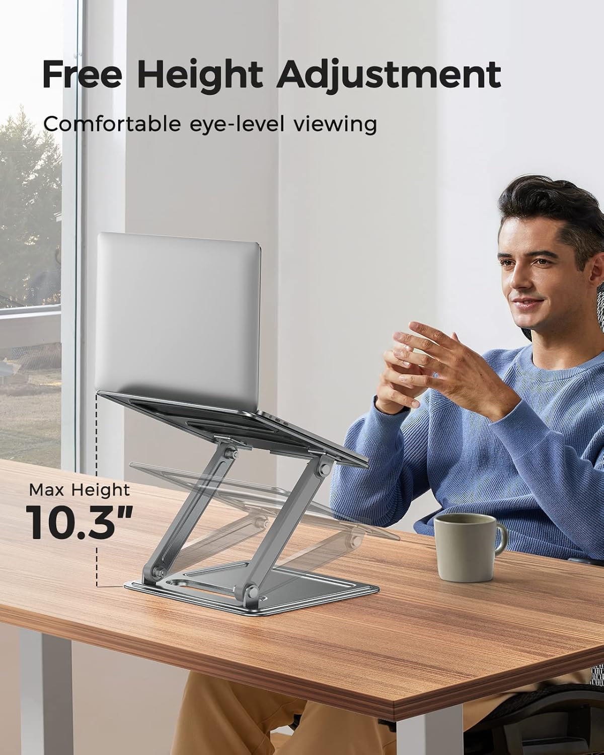 Adjustable Laptop Desk with Cushion G192
