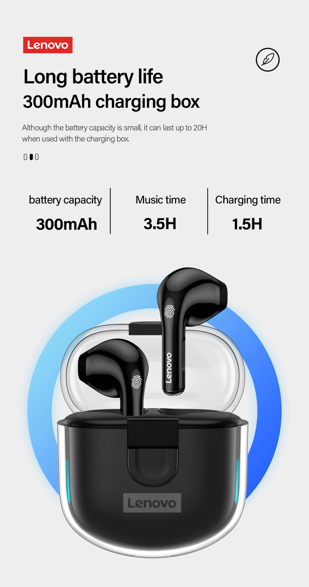 Wireless Sound Isolation Earphones Y2644