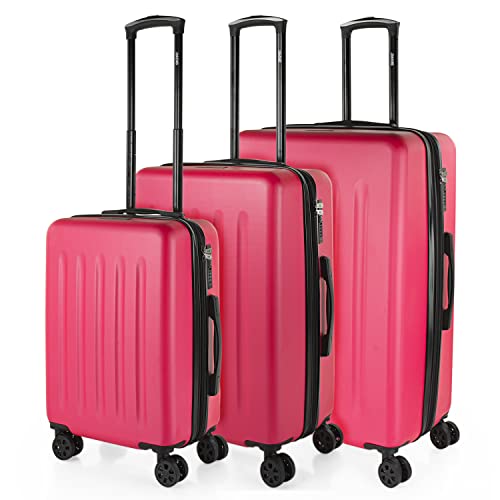 Hard Shell ABS Luggage Set of 3 Piece with TSA Combination Lock G834262