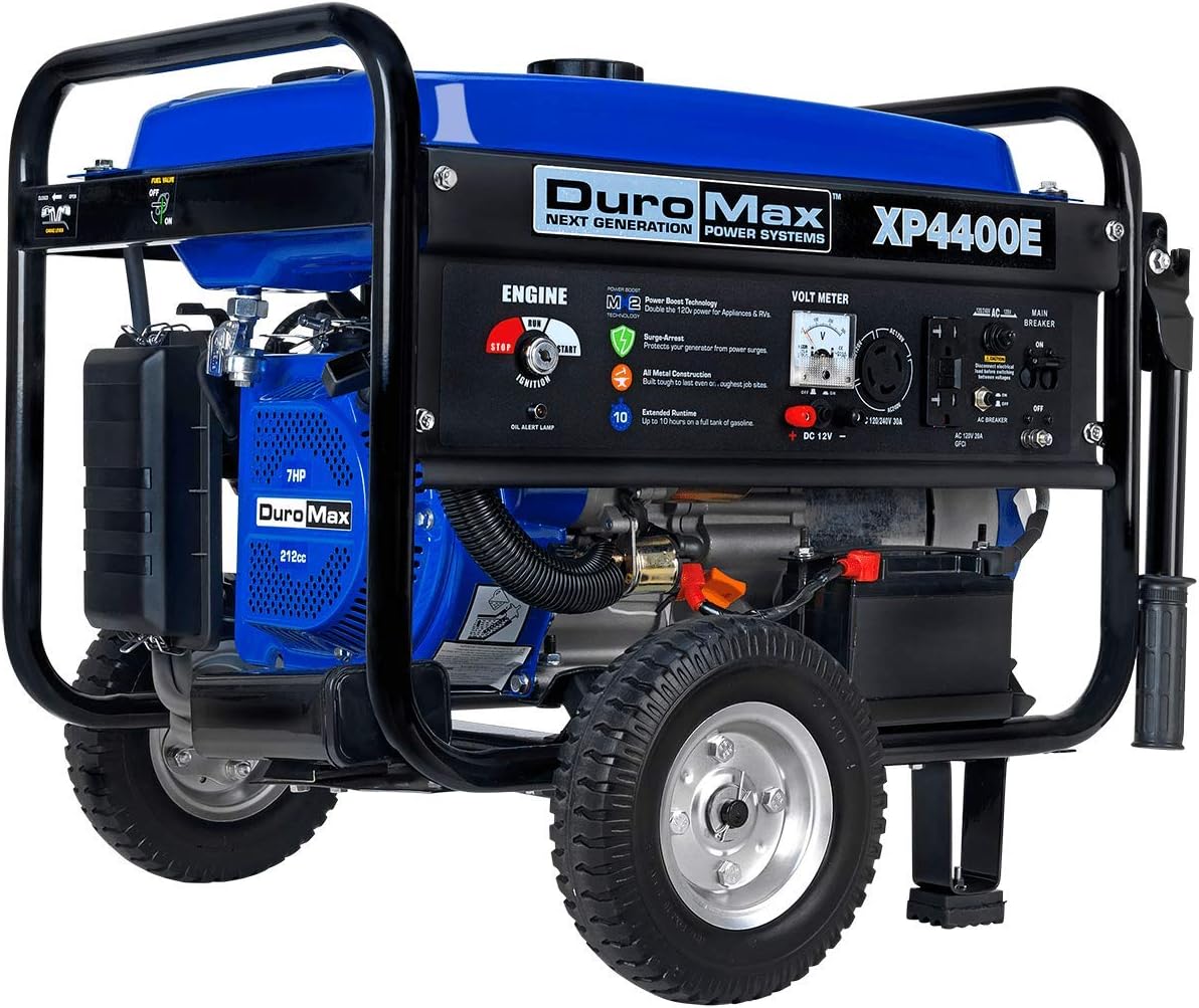 Dual Fuel Portable Generator 4400 Watt Electric Start M45606