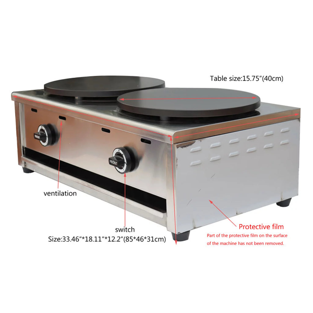 Natural Gas Crepes Maker T31876