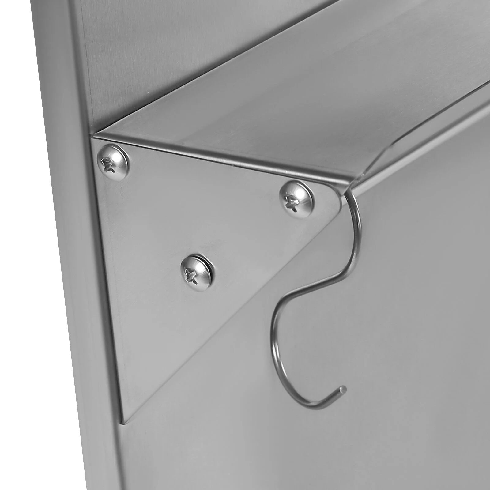 Stainless Steel Backsplash with Shelf (36x 29.5 Inch) B557916