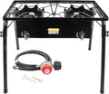 Double Propane Burner Camping Stove F6486