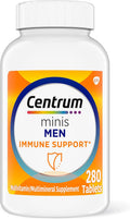 280 Mini Tablets Men's Daily Multivitamin with Zinc and Vitamin C U86911