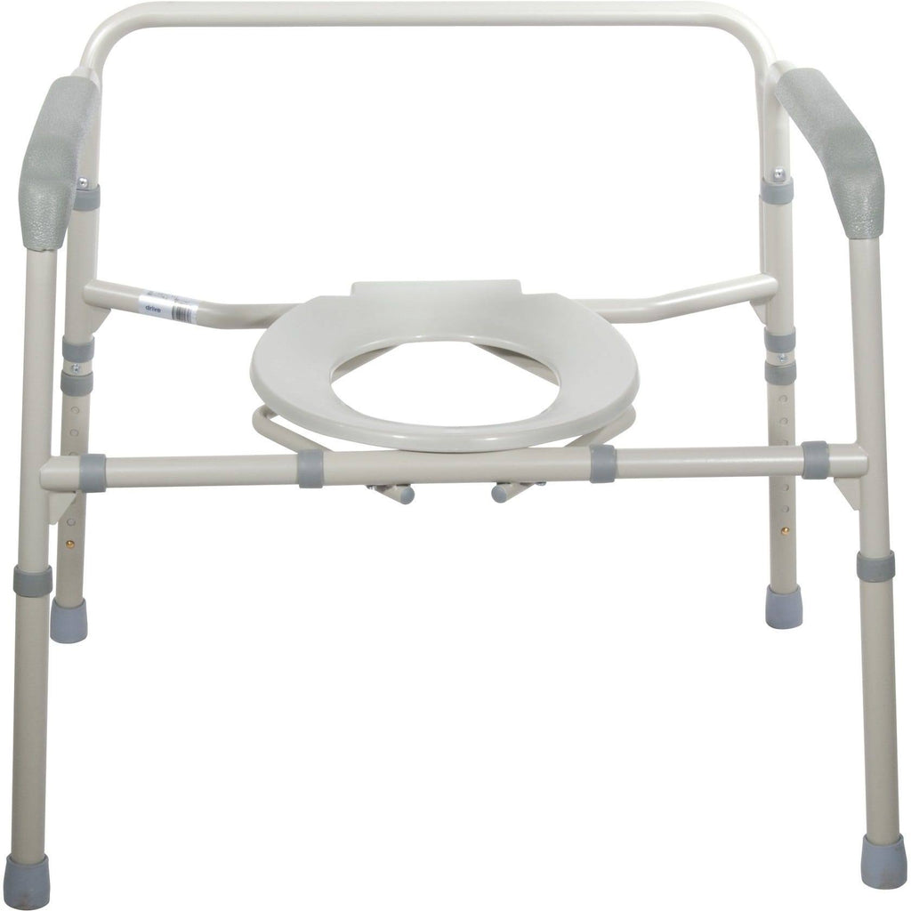 Grey Bariatric Folding Commode A7129