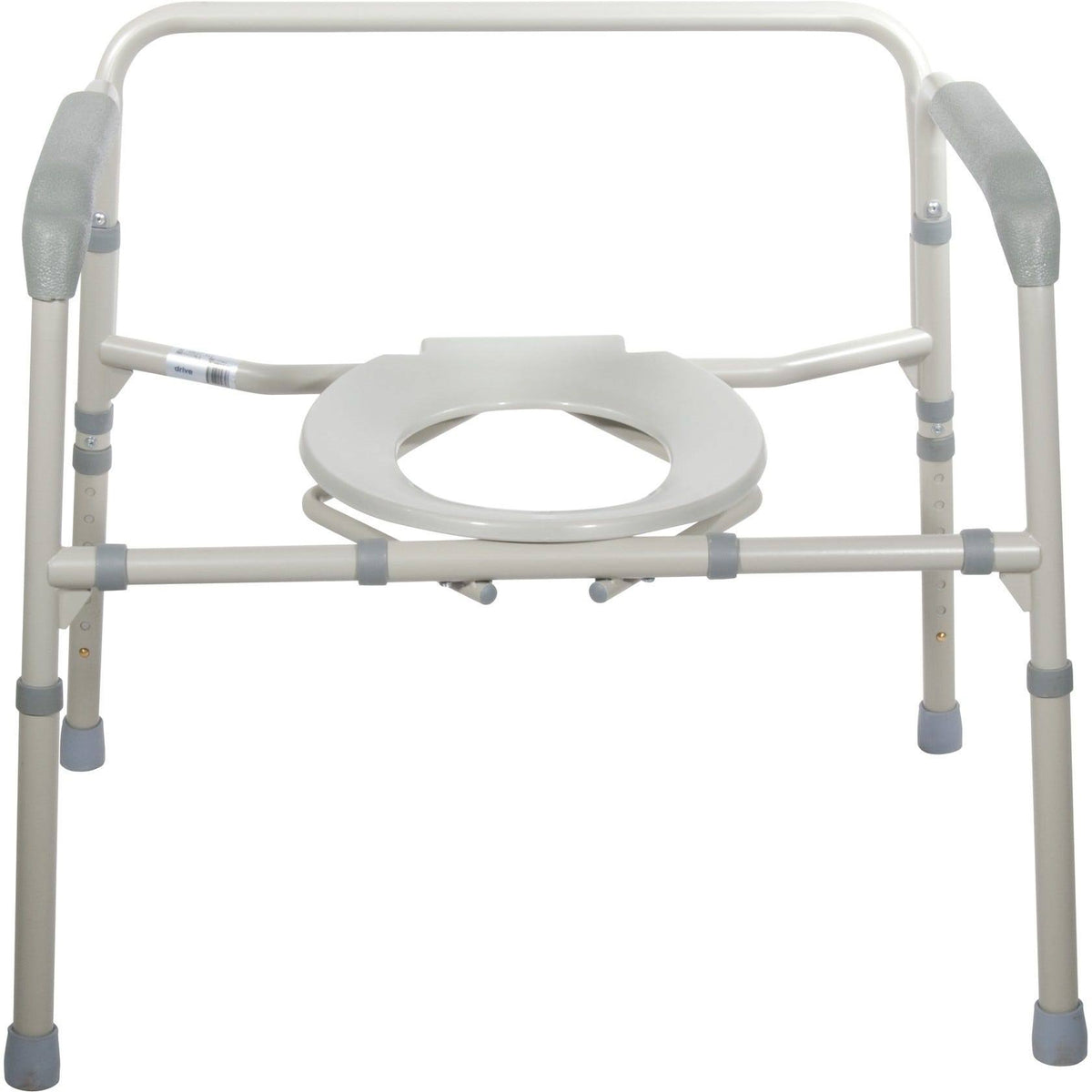 Grey Bariatric Folding Commode A7129