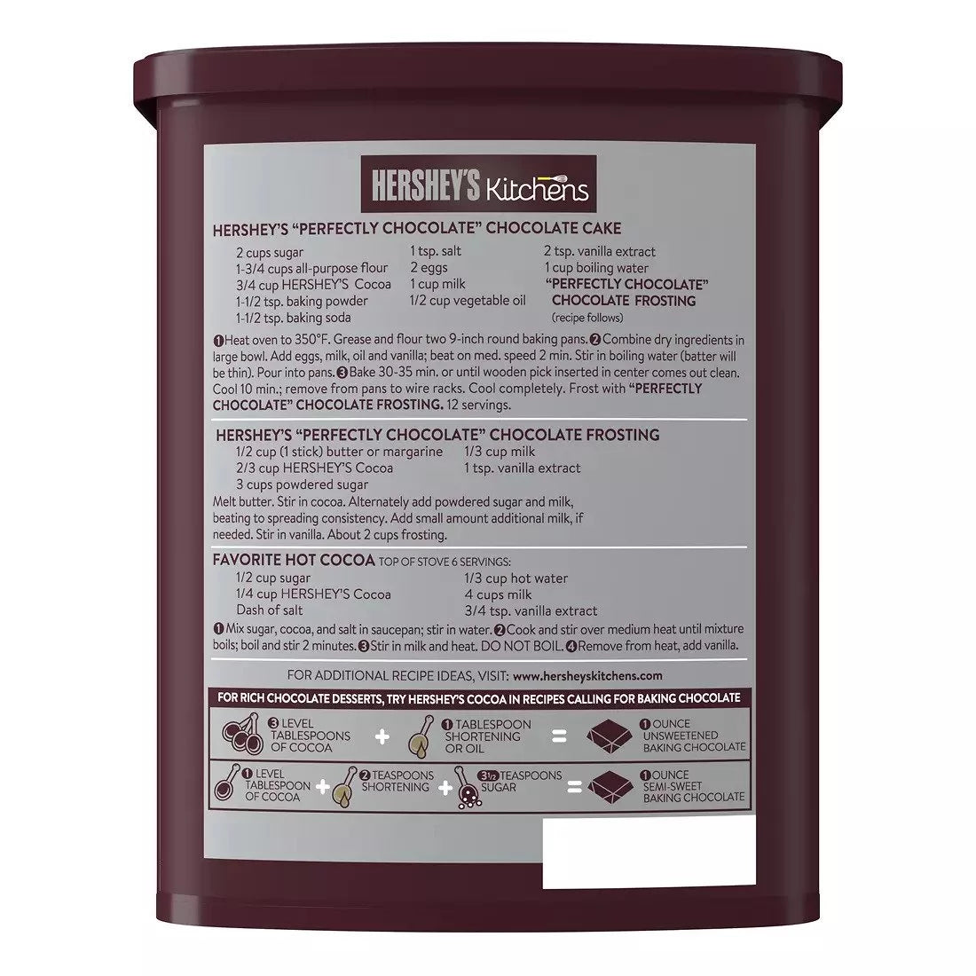 Natural Unsweetened Cocoa 23 oz. D7981
