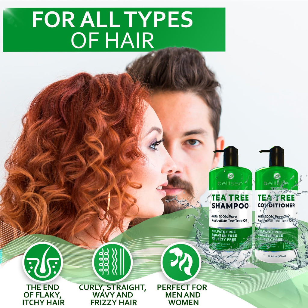 Tea Tree Oil Shampoo and Conditioner Set T7901