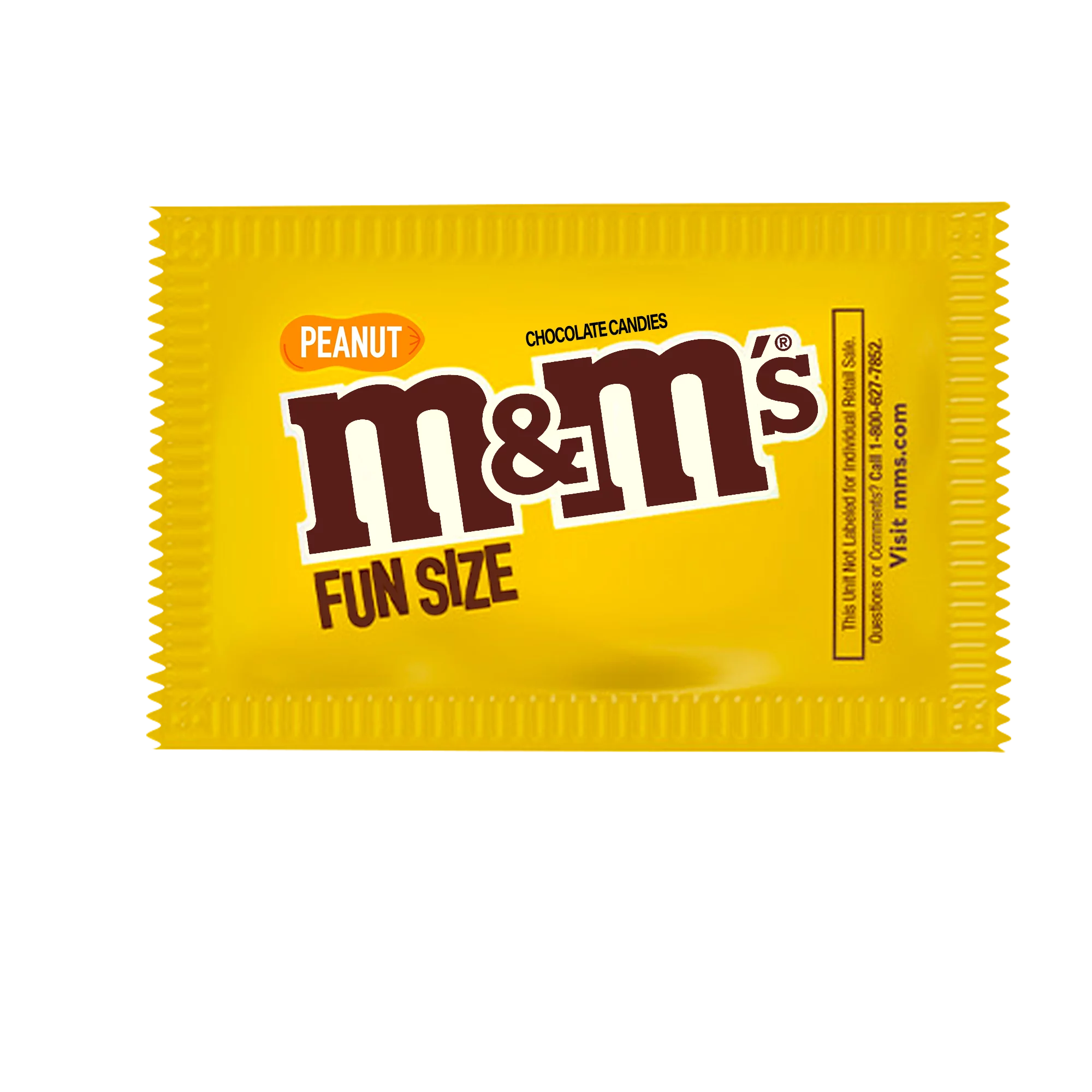M&M's Peanut Chocolate Candy Fun Size Snacks, 5 LBs Bundle L105623