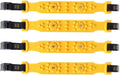 10Pcs Car Snow Chains Yellow Pack of 2 P3824