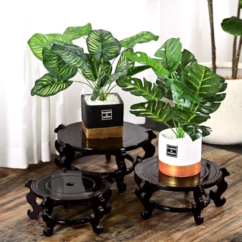 8 Inch Wooden Plant Stand C128576