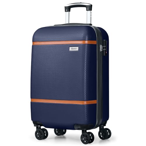 Cream Hardside Suitcase with Spinner Wheels TSA Lock 28-Inch I50807