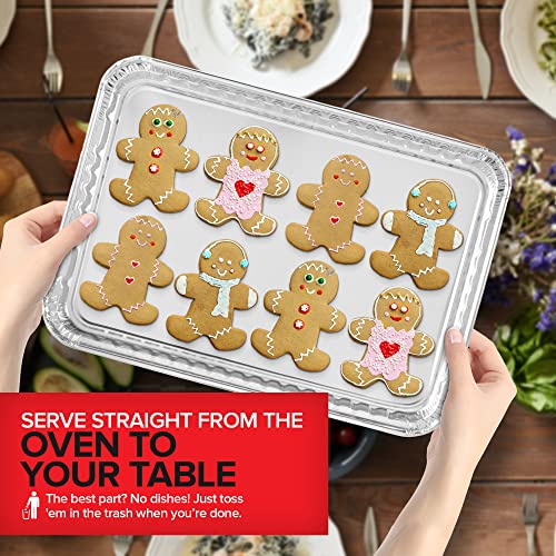 Disposable Aluminum Foil Baking Sheets G797