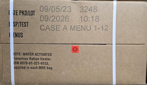 MRE Case – Military MRE Random Case B28874
