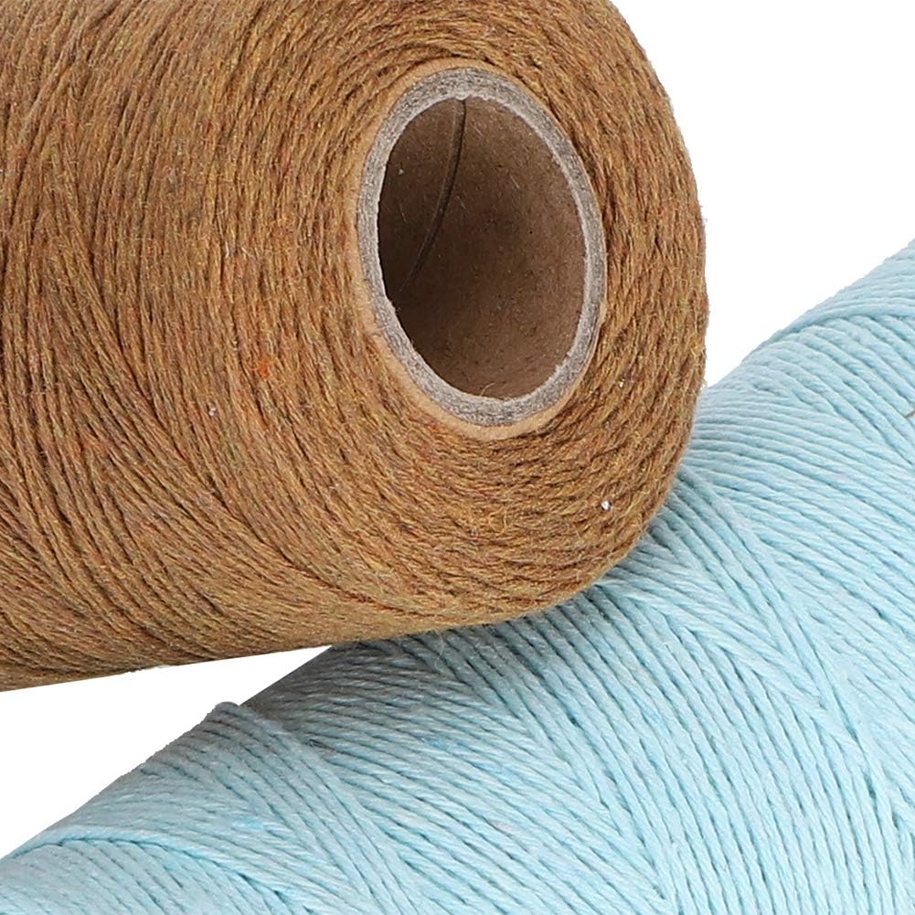 8/4 100% Cotton Weaving Warp Thread 2 Rolls 2 Colors P6606