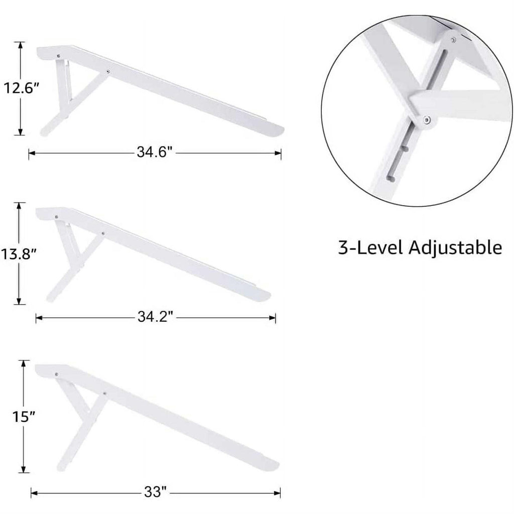 Foldable Wooden Pet Ramp Adjustable Height P29526