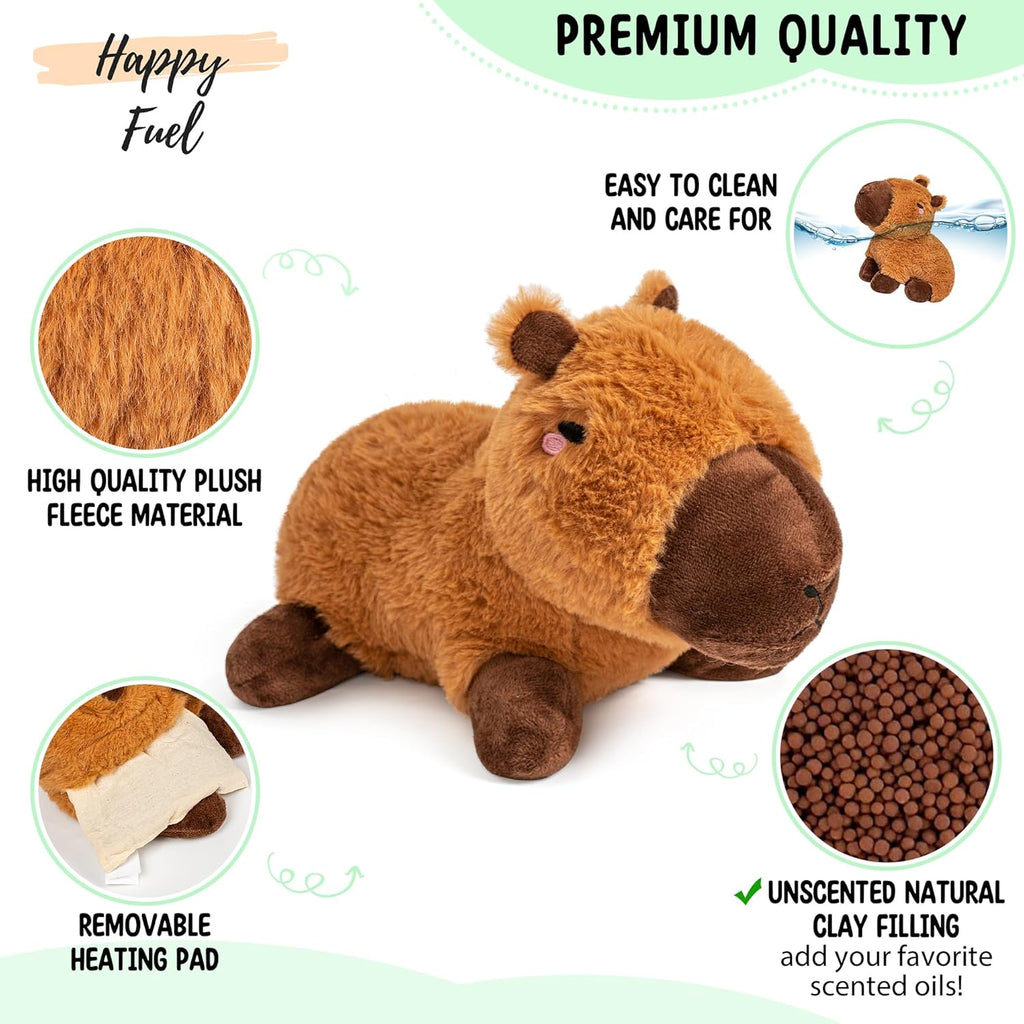 1.5 lbs Unscented Heating Pad Plush Stuffed Animal Q692030