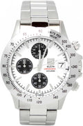 Silver Dial Color Black Men's Watch A573952