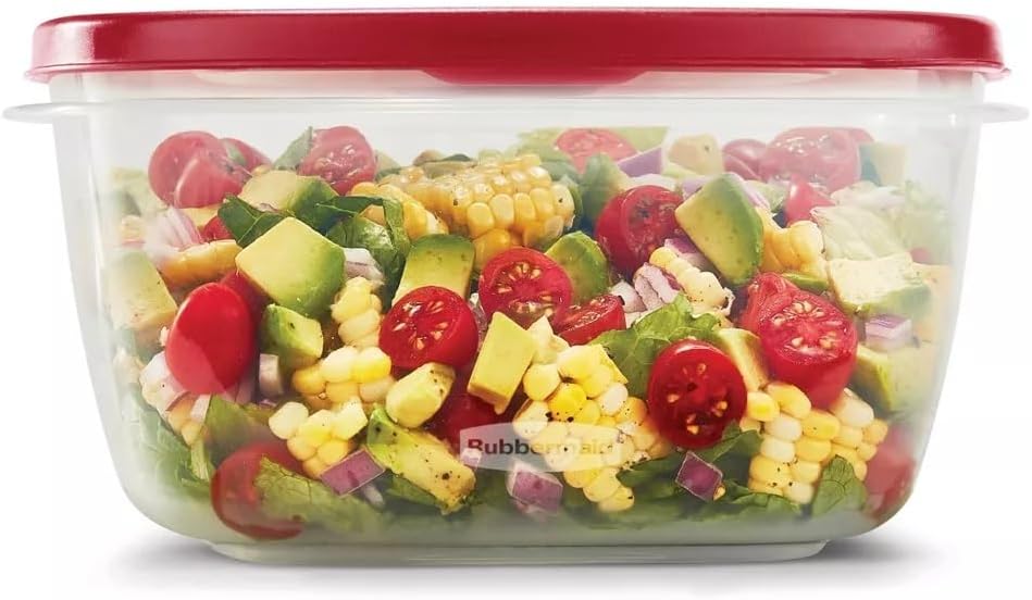 Red 14 Cup Food Storage Container 2 Pack N6079