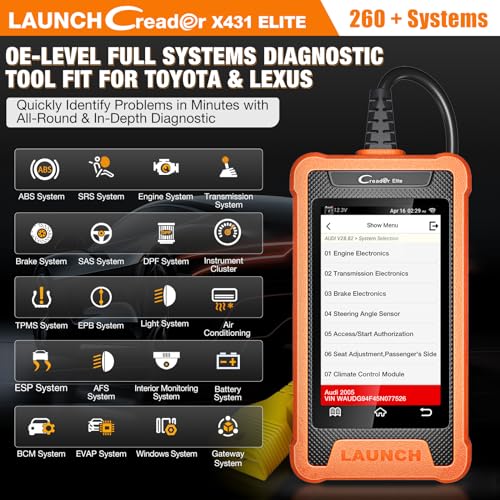 Bi-Directional OBD2 Scanner for Toyota Lexus U982487