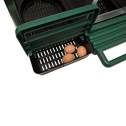 3 Compartment Roll Out Nesting Box for Chickens with Lid Cover E665